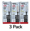 Satco S21340 LED Light Bulb 120V 2.8W =25W T6 Candelabra E12 Warm White 3 Pack gallery