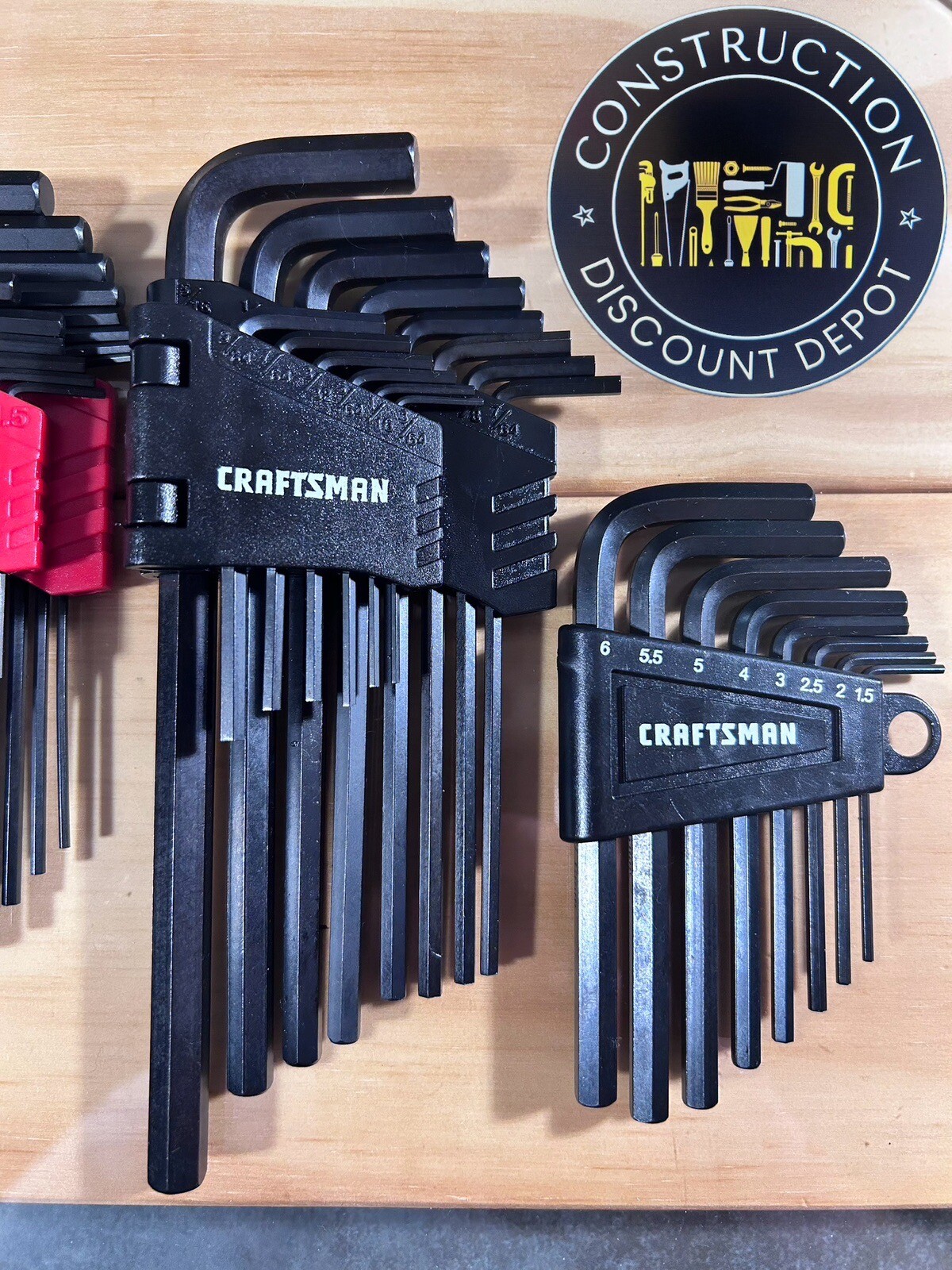 4 Pack Craftsman Allen Wrench Set Metric & Standard Long & Short Hex Key gallery
