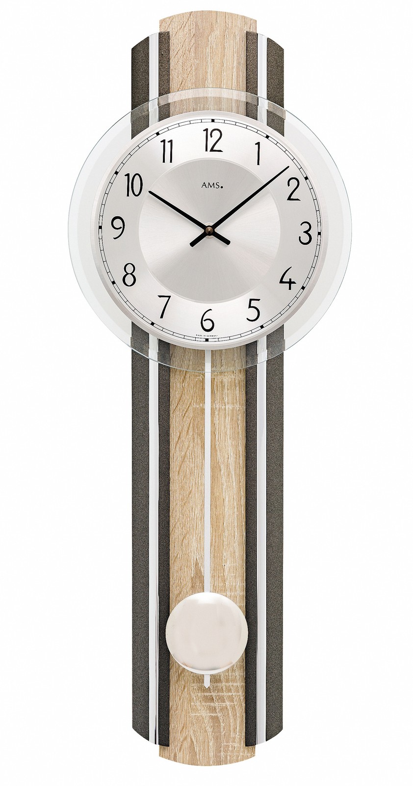 Modern Wall Clock with Quartz Movement by AMS gallery