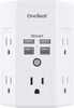 Surge Protector Wall Outlet Extender, 5 Outlets & 4 USB Ports (2 USB-C), 1680J, gallery