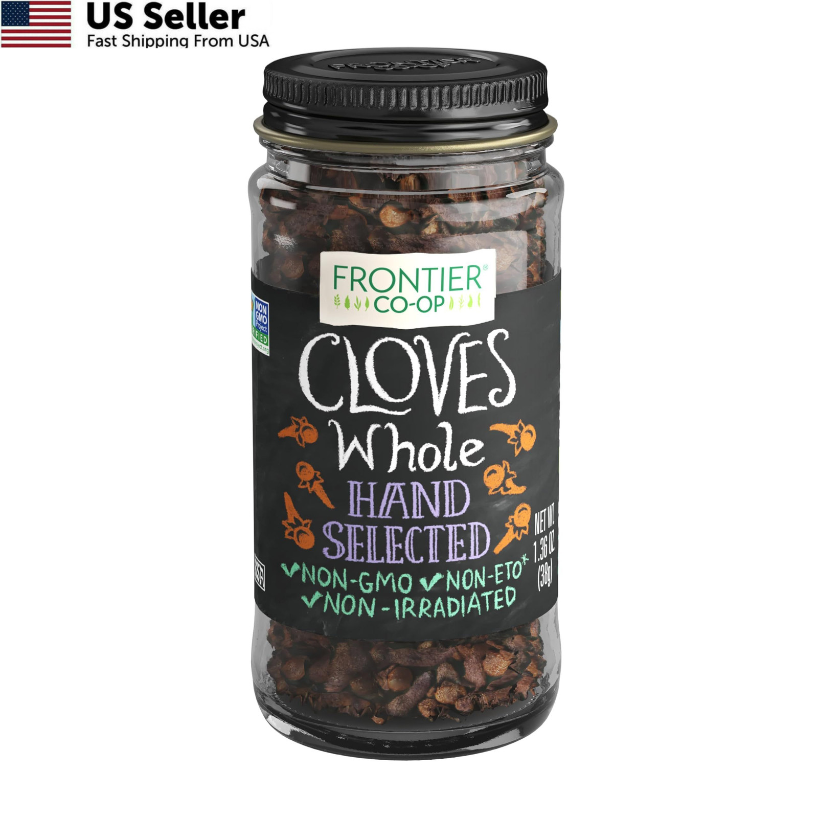 Frontier Co-op Cloves, Whole, Hand Select, 1.36 Oz. Ounce (Pack of 1) gallery