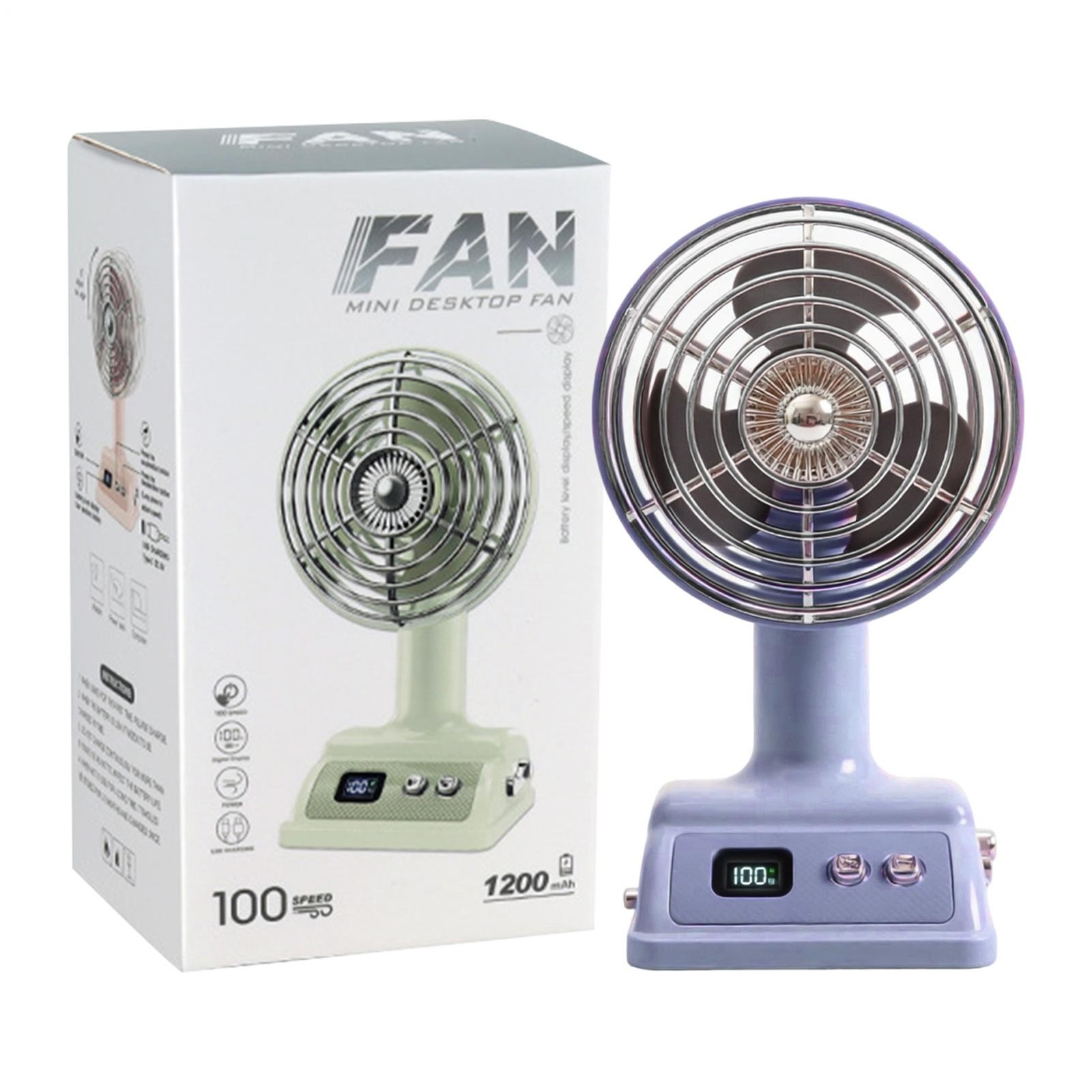 Desktop Vintage Small Fan Retro Style Design Metal Desk Fan Unique Decorative gallery