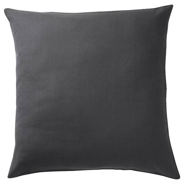 IKEA PRAKTSALVIA Cushion Cover Anthracite 20x20" New 305.115.75 gallery