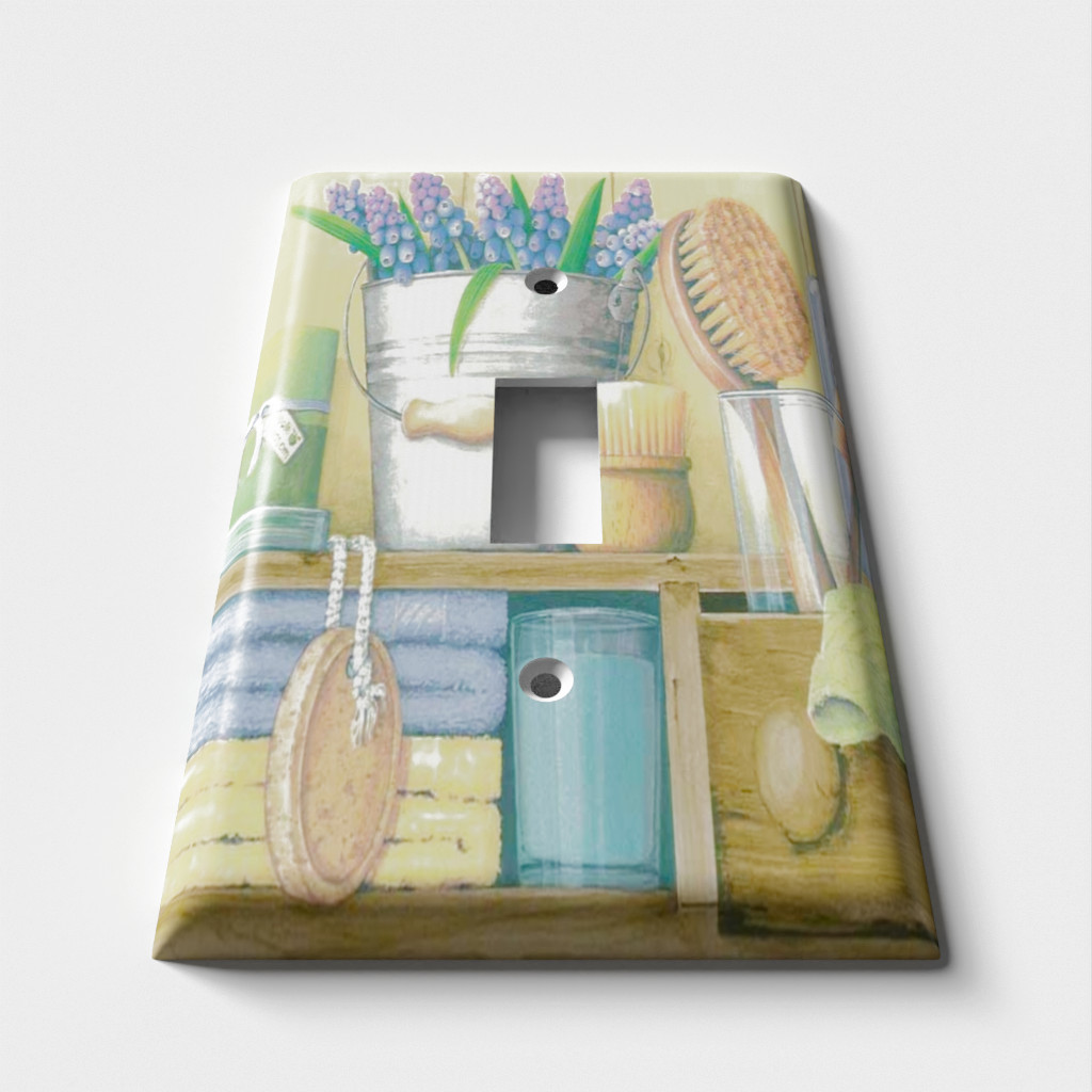 Bath Counter Decorative Light Switch Plate Cover Outlet Wall Plate gallery
