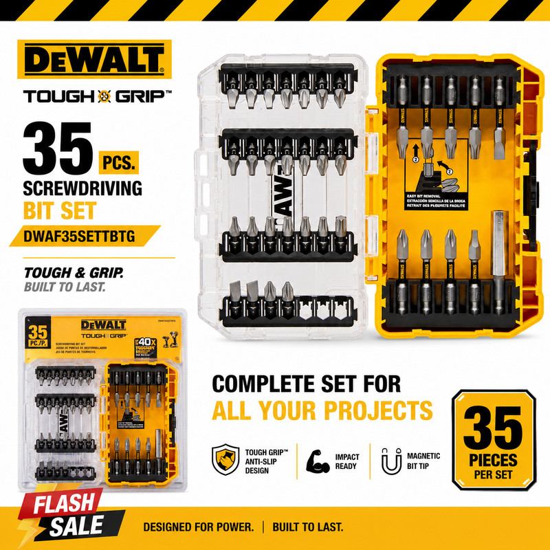 Maxfit Screwdriving Bit Set With Magnetic Sleeve (30-Piece) Impact Driver/Drill gallery