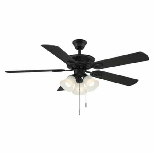 Hampton Bay 52in Matte Black Indoor Ceiling Fan gallery