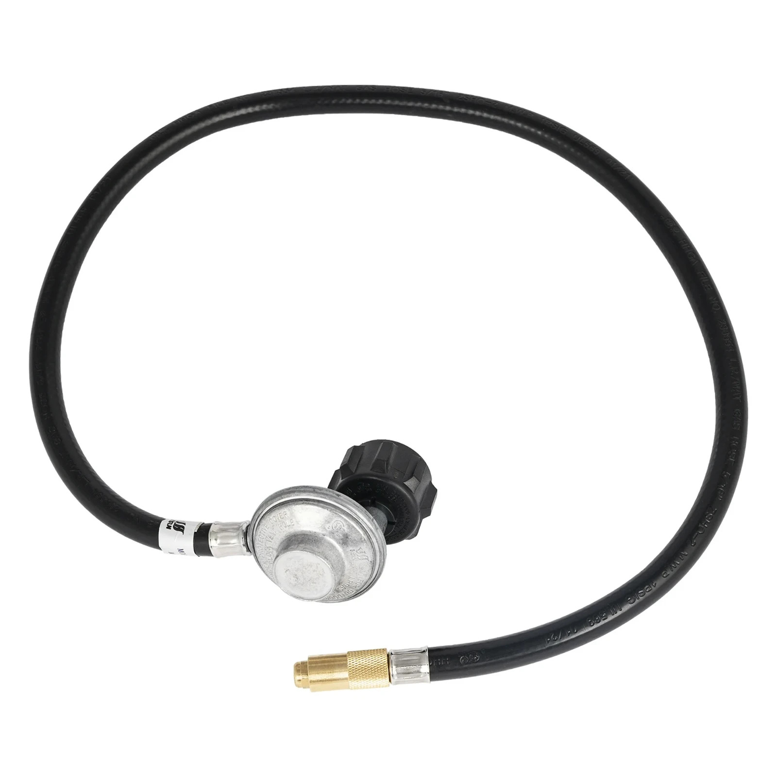 Blackstone 3ft Rubber Propane Adapter Hose with Regulator for 20 lb Tank gallery