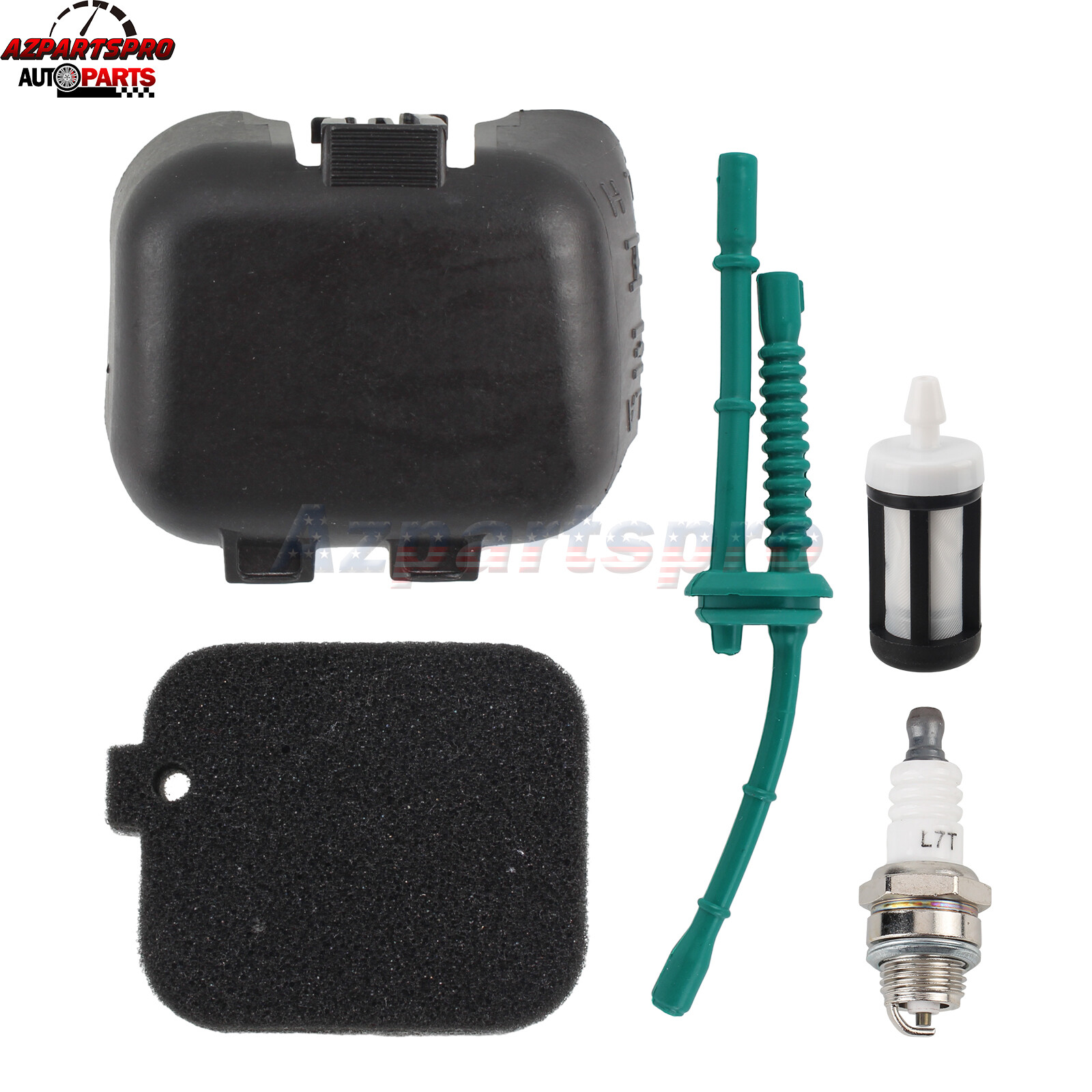 Air Filter & Cover & Fuel Line & Fuel Filter & Spark Plug Kit For Stihl BG50 gallery