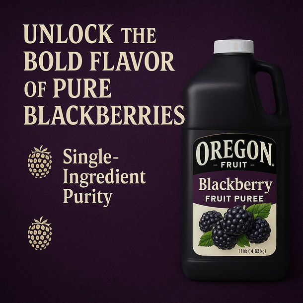Oregon Fruit Oregon Fruit Blackberry Fruit Puree 11 lb. gallery