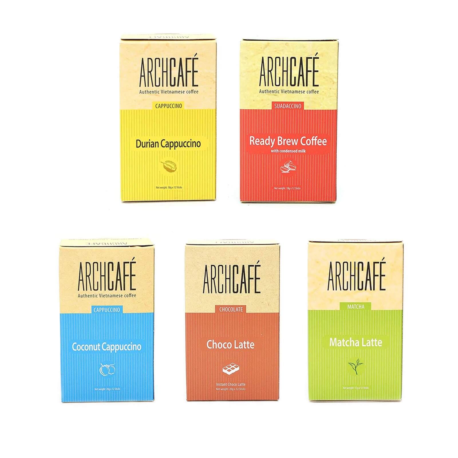 Archcafe Vietnamese Coffee Instant Coffee Beverages Cappuccino 1 Box = 12 packs gallery
