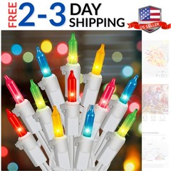 2PACK 50Count Easter String Lights,Christmas Lights Plug in,13FT Incandescent…