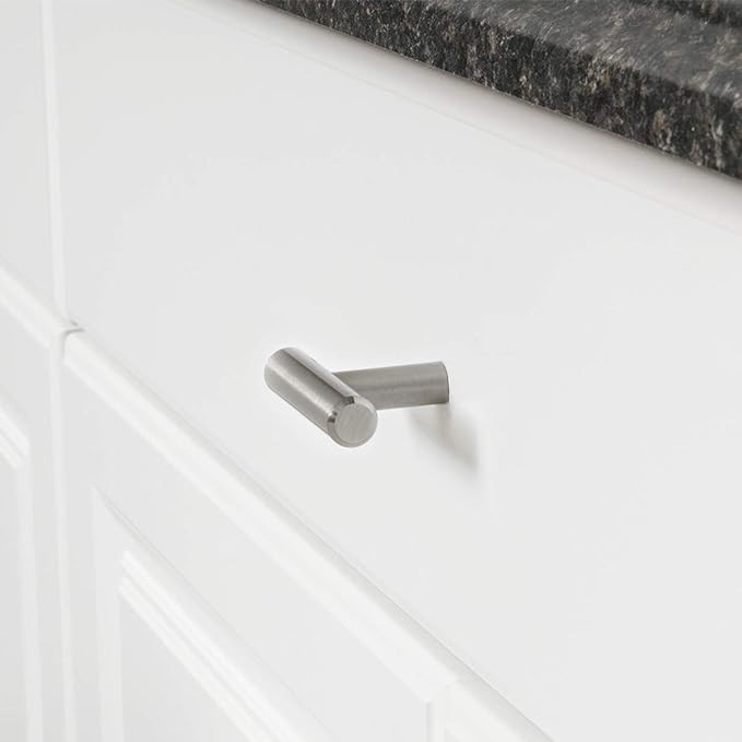 10 Pack 2 Inch Solid ‎T Bar Cabinet Knob Zinc Kitchen Cabinet Handles Pulls gallery