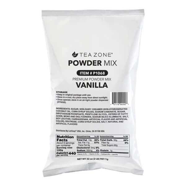 Tea Zone Vanilla Powder (2 lbs), P1068 gallery