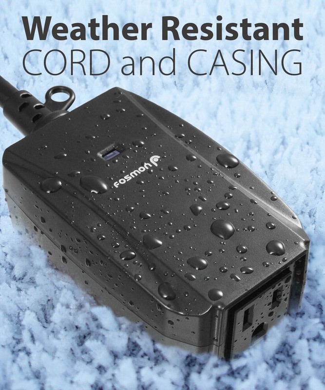 Waterproof Outdoor LED Light Wireless Remote Control Outlet Power Switch Plug In gallery