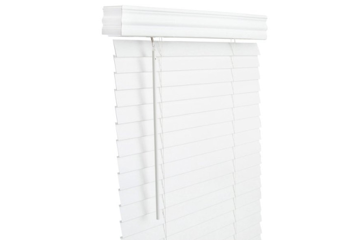 LOTUS & WINDOWARE Cordless 2-inchFaux Wood Blind 22" Wide x 36" Long gallery