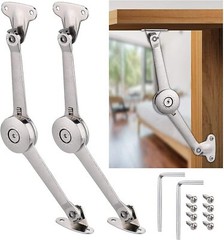 1Pair Lid Support Hinge Random Angle Lid Flap Stays for Cabinet Chest Toy Box