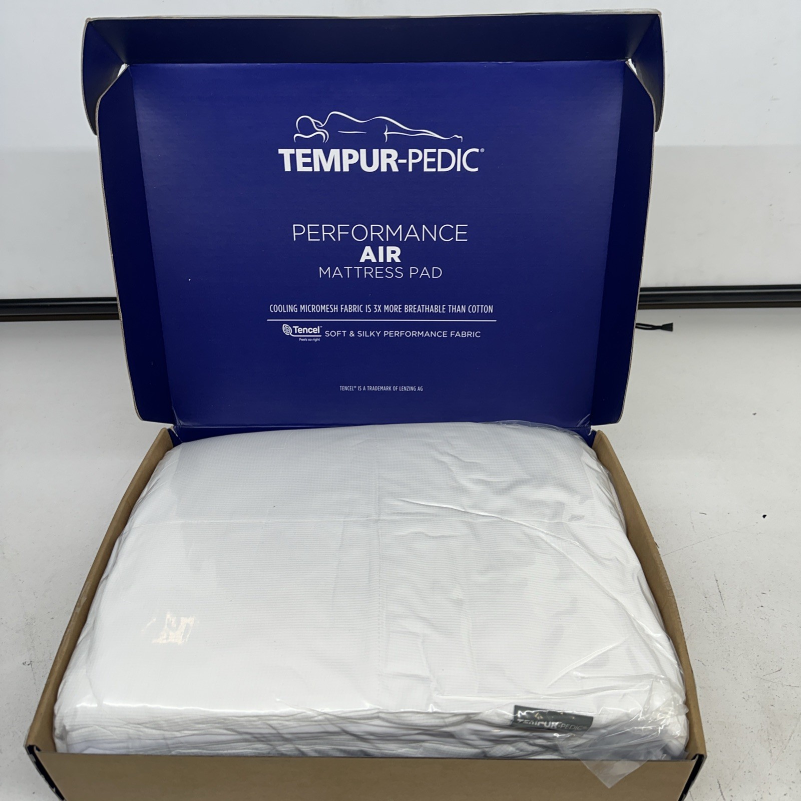 Tempurpedic Performance Air Mattress Pad Full Size White, Free & Fast Shipping gallery