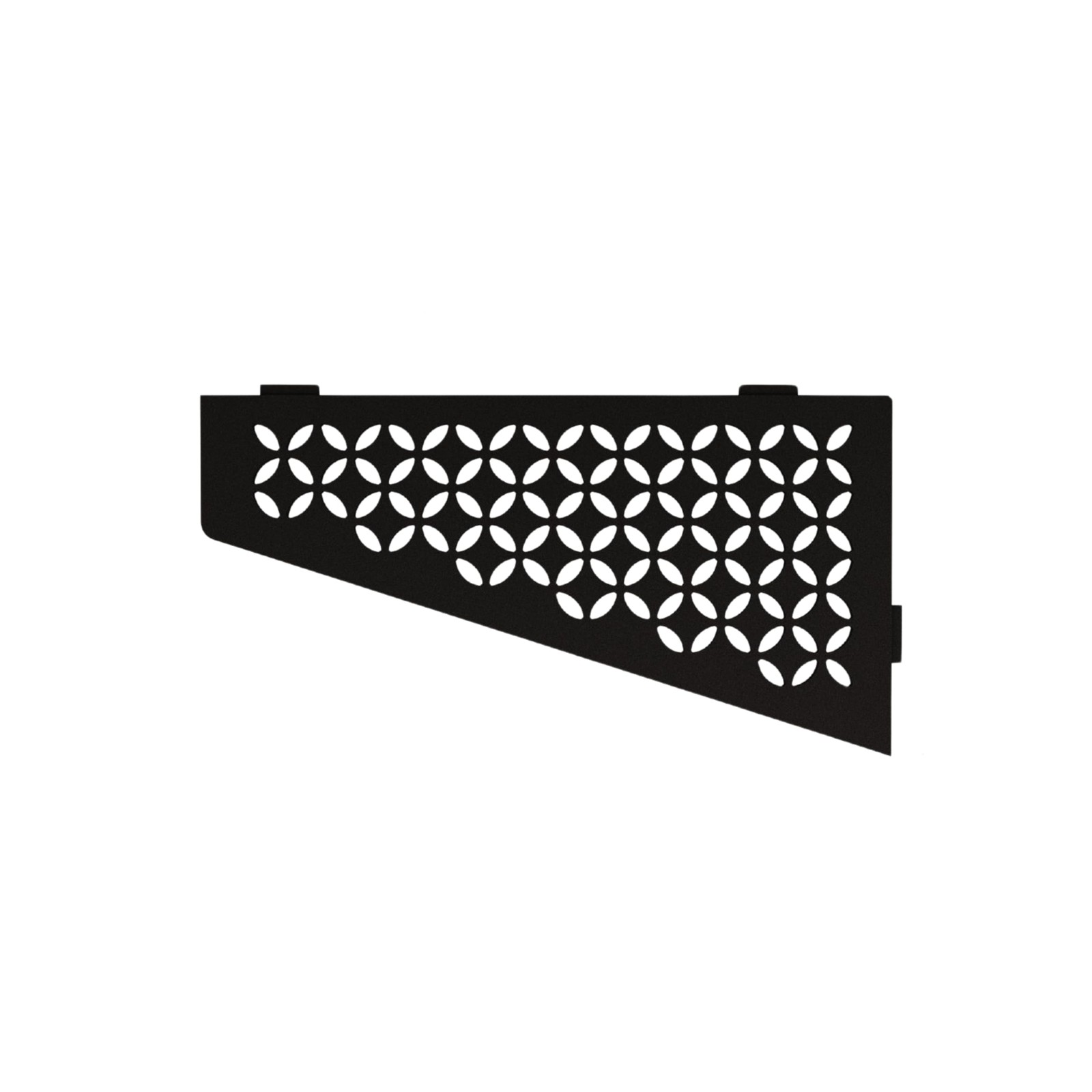 Schluter Systems Quadrilateral Corner Shelf-E - Floral Design - Matte Black - (S gallery