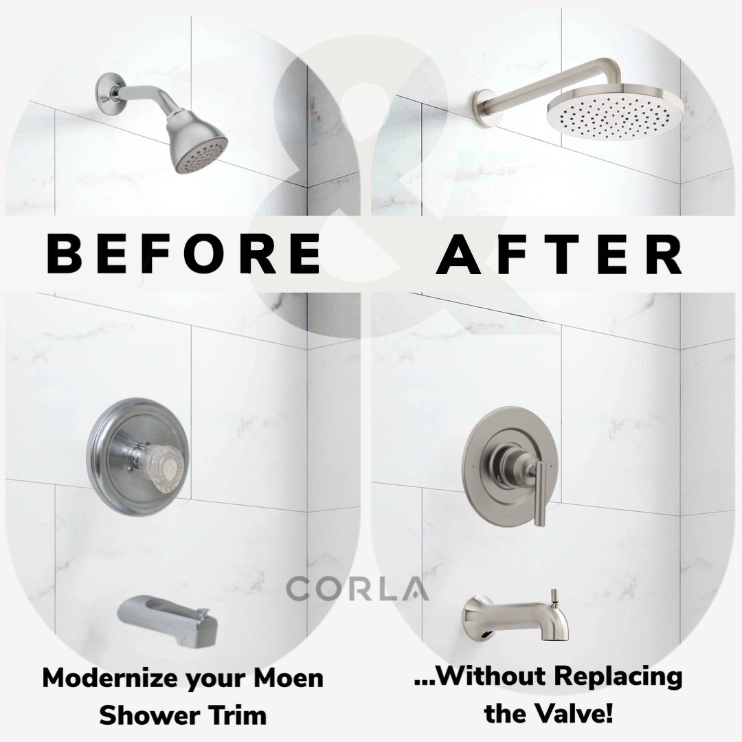 Posi Temp Shower Trim Replacement for Gibson Pressure-Balancing Modern Gold/ORB gallery