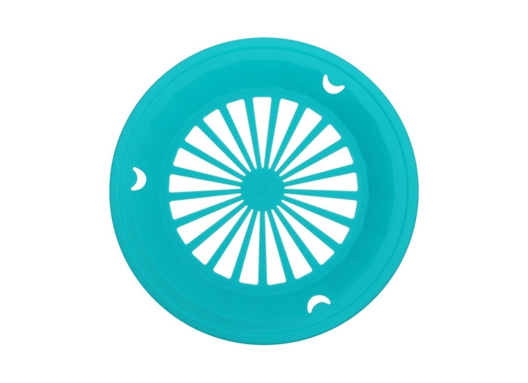 Reusable Plastic 10" Paper Plate Holders Set of 4 Teal PICNICS,BBQ,CAMPING gallery