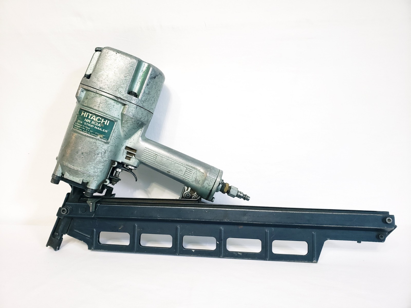 Hitachi Koki NR83A 3-1/4 Inch Strip Framing Nailer Made In Japan Works Great gallery
