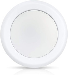LED Flush Mount Ceiling Light 6In Dimmable 16.5W 5000K White ETL FCC