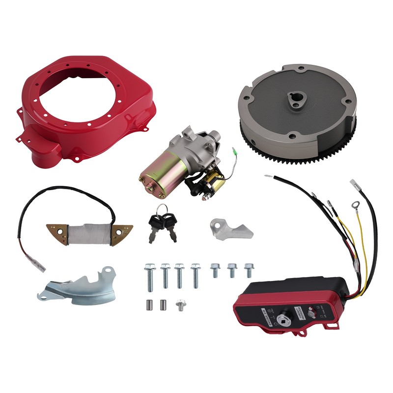 Electric Start Kit Flywheel Starter Engine Ignition For Honda GX160 5.5HP GX200 gallery