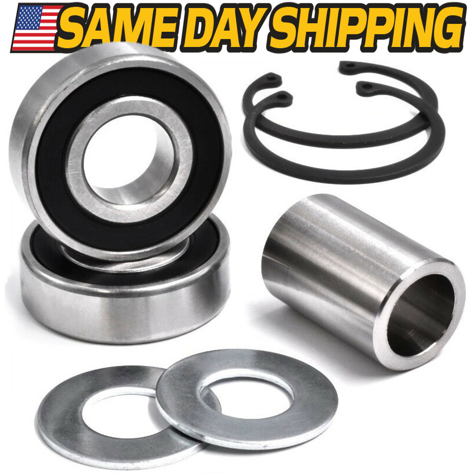 Double Pulley Bearing Rebuild Kit fits Cub Cadet 208 213 214 301 Tractor Mower gallery