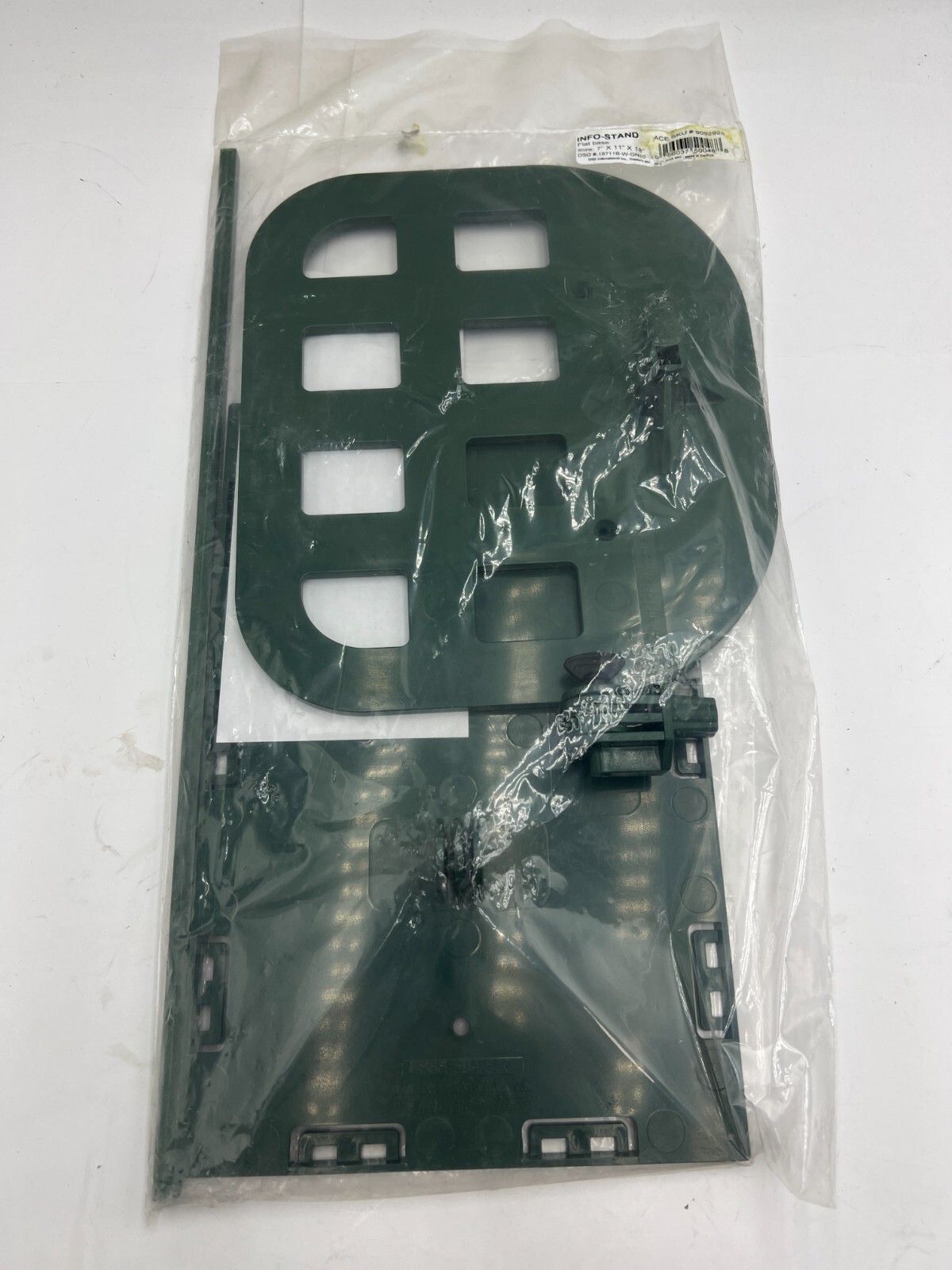 QTY 2-DSD Sign Holder Info-Stand 18 In. Rod Holds 11In X 7In. Flat Base 9092925 gallery