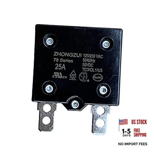 1Pcs 25A 125/250Vac 50Vdc Automatic Reset Relay Thermal Switch Circuit gallery