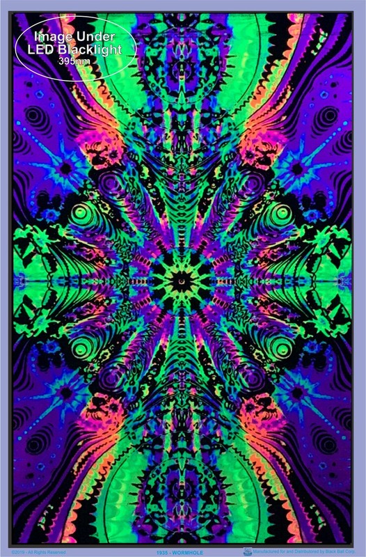 Wormhole Blacklight Poster 23 x 35 gallery