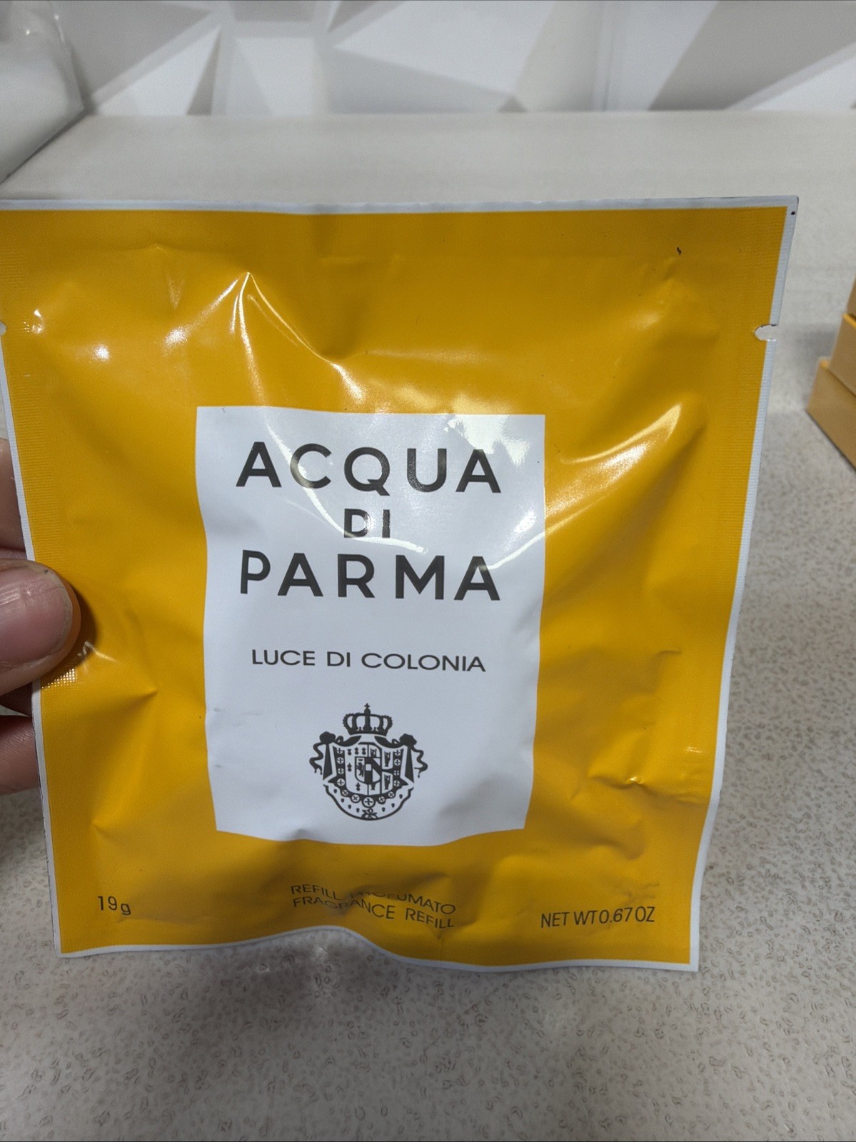ACQUA DI PARMA Car Diffuser REFILL LUCE DI COLONIA 19g NEW gallery