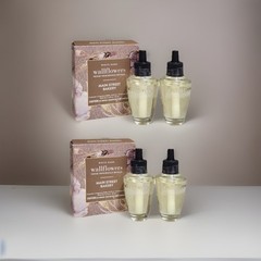 2 X 2 Pack Boxes Bath & Body Works MAIN STREET BAKERY Wallflower Bulb Refills