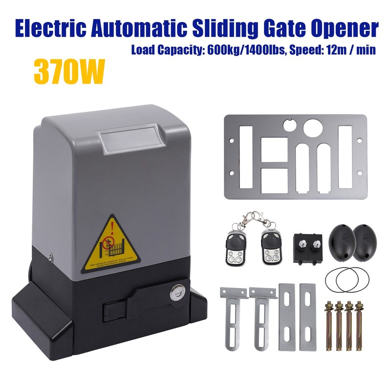 1400LBS Electric Automatic Sliding Gate Opener Door Operator&Remote Control 370W gallery