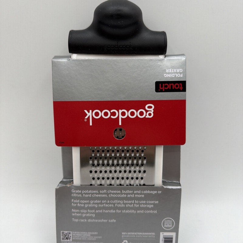 Good Cook Fold One Size Black and Red Grater 1 Pack gallery