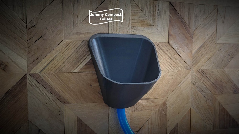 Urinal - Wall-Mounted Mini-Urinal, Proprietary Anti-Splash Design