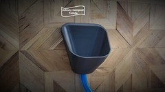 Urinal – Wall-Mounted Mini-Urinal, Proprietary Anti-Splash Design