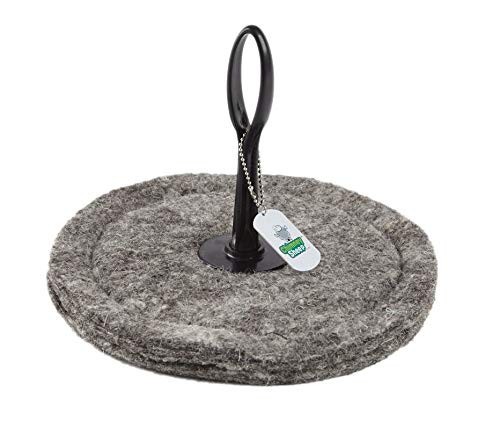 8"-9" Round Chimney Flue Plug - Wool Draft Stopper for Fireplace & Wood Stove, R gallery