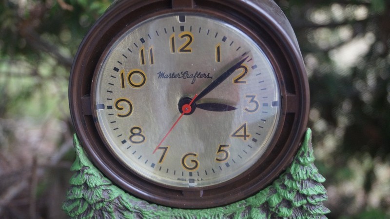 1960s Mastercrafters Animated Motion Walterfall #344 Novelty Clock - SEE VIDEO gallery