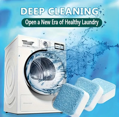 25pcs Washing Machine Cleaner Tablets Deep Cleaning Drum & Tub Lemon Scent – NEW