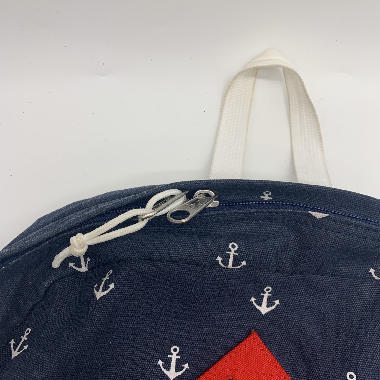 JanSport Backpack Anchors Navy White Red 5