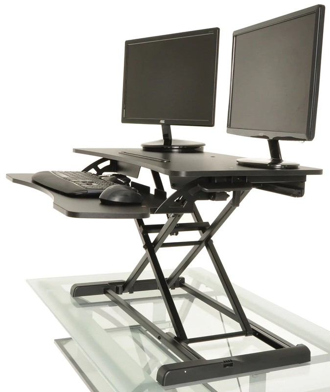 Conquer Adjustable Standing Desk Sit to Stand Workstation 31.5" gallery