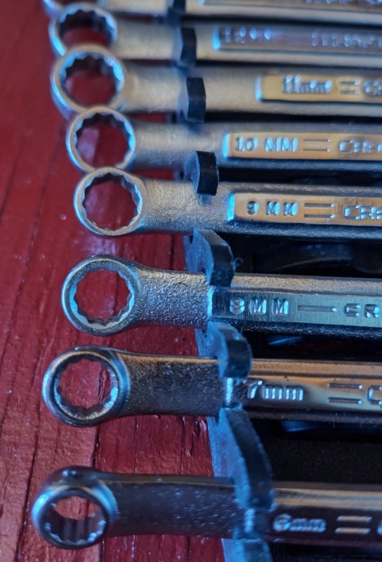 🇺🇲 CRAFTSMAN 14pc MM Combination Wrench Set: 6mm-19mm, 12pt, USA gallery