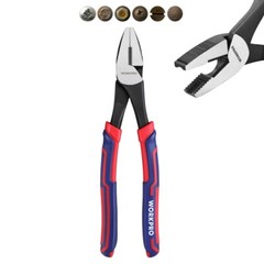 WORKPRO 8-inch Screw Extractor Plier Stripped Screw Remover Tool Linesman Pliers
