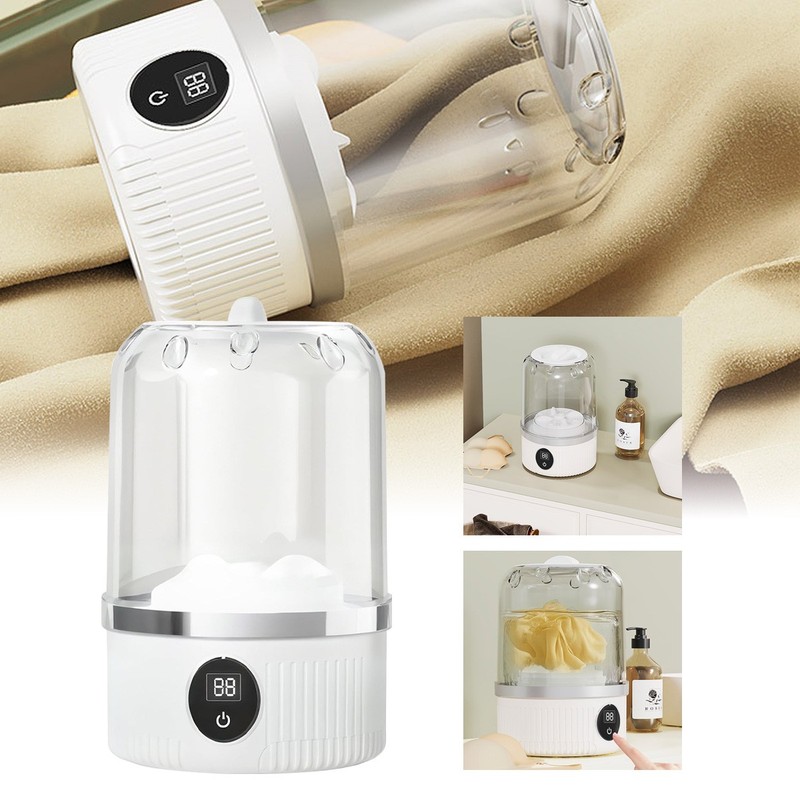 Portable Washing Machine Mini Washer Foldable Washer and Spin Dryer Small Travel gallery