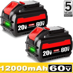 For Dewalt DCB612 FLEXVOLT 20V/60V MAX Lithium Battery DCB606-2 DCB609 DCB612-2