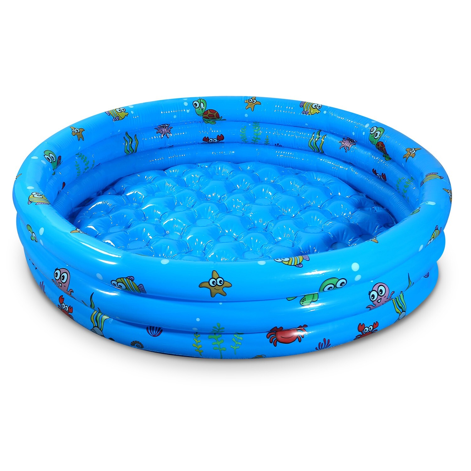 51" Portable Inflatable Pool Swimming Pool for Kids Fast Water Drain Foldable gallery
