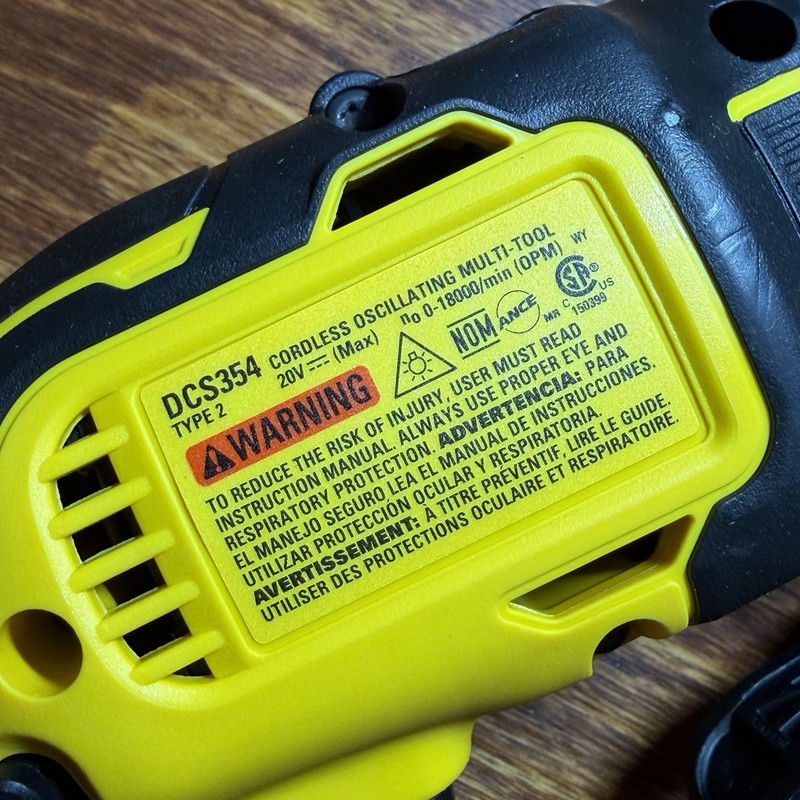 DEWALT Atomic 20V Brushless Oscillating Multi Tool DCS354 TOOL ONLY New gallery