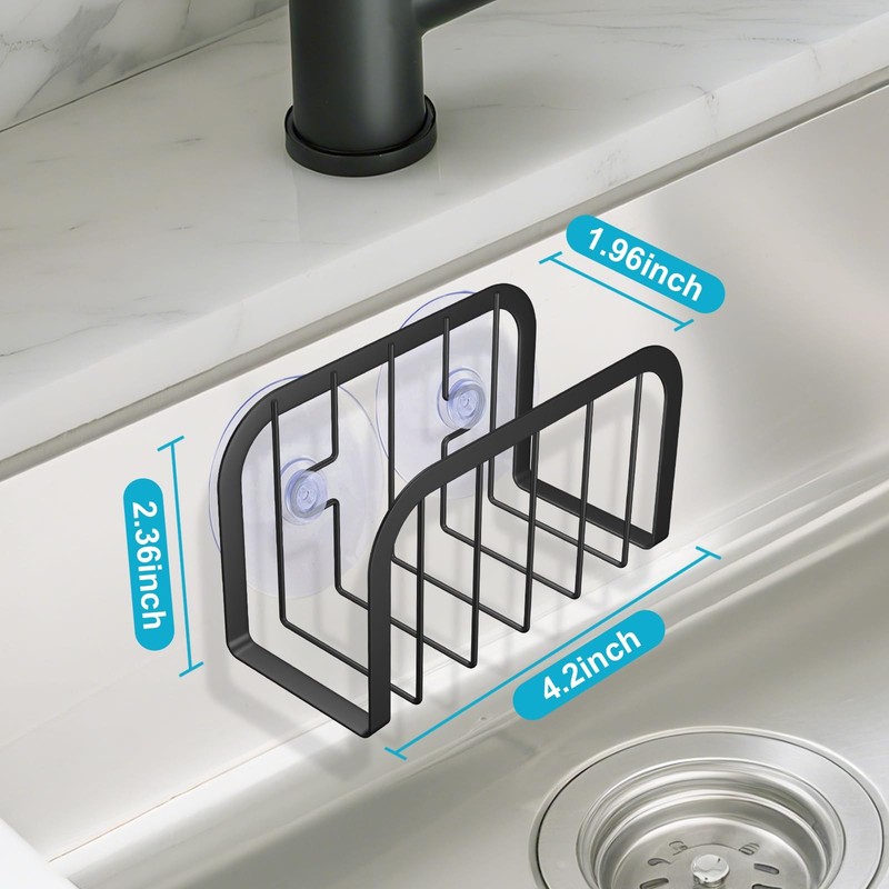 Sponge Holder for Kitchen Sink,Kitchen Caddy with Sponge Holder,Dish Soap gallery