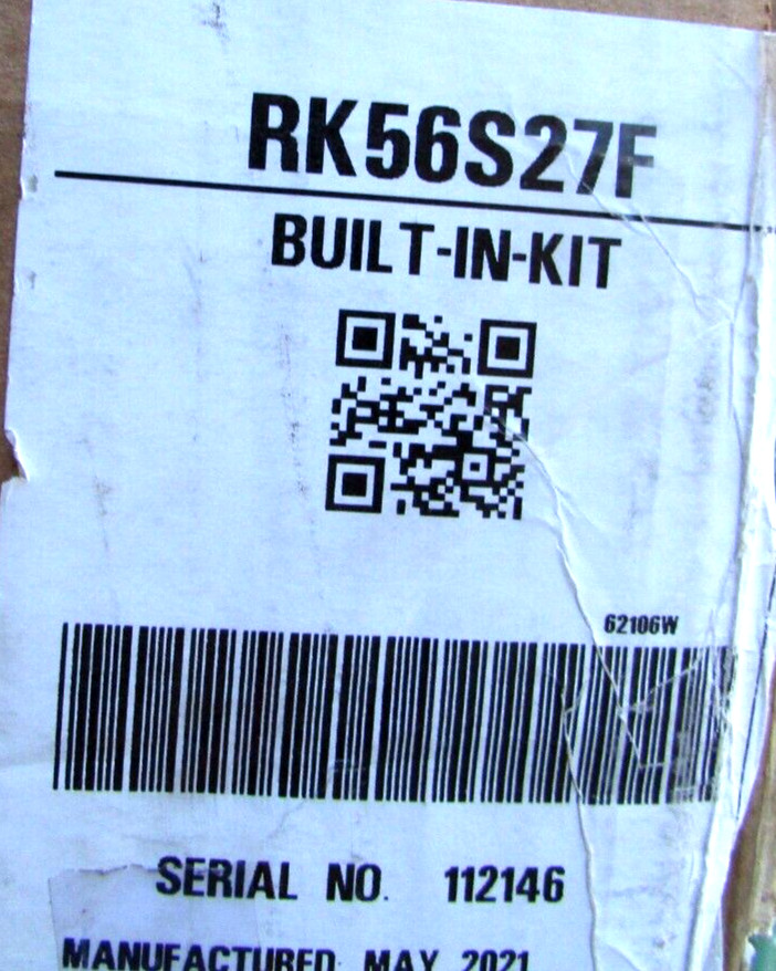 Sharp 27" Stainless Steel Built-in Microwave Oven Trim Kit No. RK56S27F OEM gallery